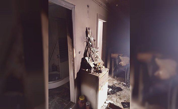 Amasya'da apartman dairesinde çıkan yangında bir kadın öldü