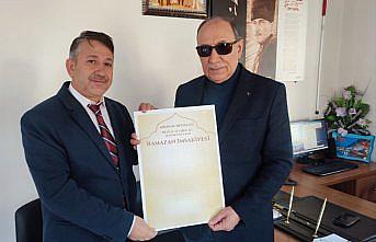 Amasya'da Braille alfabesiyle 2025 yılı imsakiyesi hazırlandı