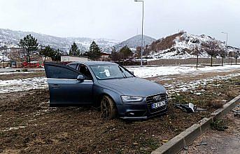 Amasya'da otomobil ile panelvan çarpıştı, 4 kişi yaralandı
