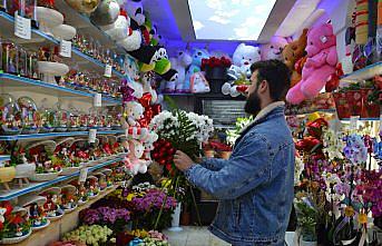 Havza'da çiçekçilerde 14 Şubat Sevgililer Günü yoğunluğu