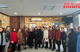 Karabük'te kursiyerler resim sergisi düzenledi