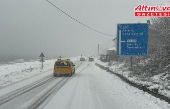 Kastamonu'da kar yağışı etkisini sürdürüyor