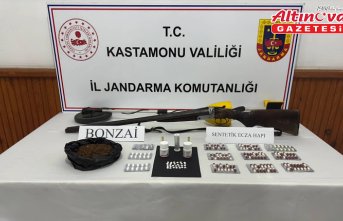 Kastamonu'da uyuşturucu operasyonunda 1 kişi tutuklandı