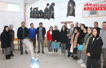 Of'ta Ali Yeşilyurt İmam Hatip Ortaokulu öğrencileri mantar yetiştirdi