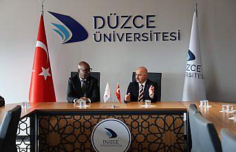 Ruanda'nın Ankara Büyükelçisi Kayonga, Düzce Üniversitesini ziyaret etti