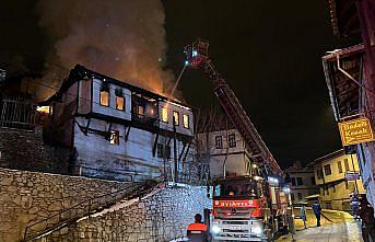 Safranbolu'da tarihi konak yandı