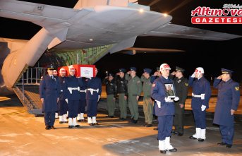 Şehit Piyade Sözleşmeli Er Mustafa Uslu'nun cenazesi Amasya'ya getirildi