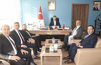 Tokat Konfederasyonu Başkanı Yılmaz'dan Almus Kaymakamı Çömen'e ziyaret