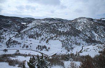 Tokat'ta kar yağışı etkili oldu
