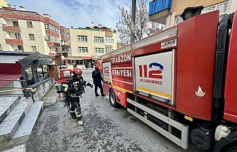 Trabzon'da evde çıkan yangında 1 kişi yaralandı