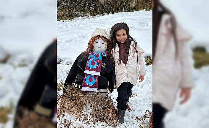 Trabzon'da “Kardan Adam Yarışması“ düzenlendi