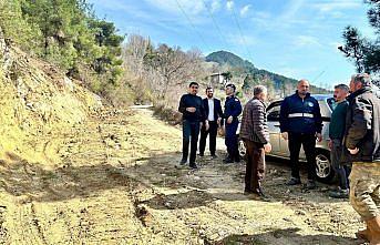 Durağan'da dere ıslahı ve yol genişletme çalışmaları yapılıyor