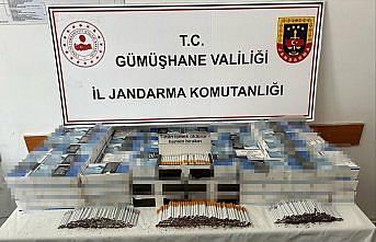 Gümüşhane'de 22 bin makaron ele geçirildi