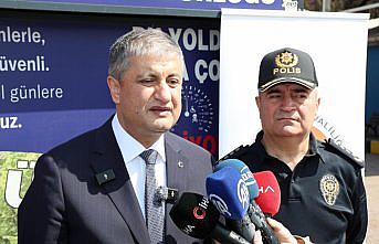 Karabük Valisi Yavuz, trafik denetimlerine katıldı: