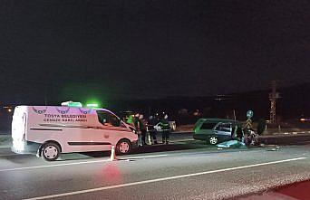 Kastamonu'da otobüsle otomobilin çarpıştığı kazada 1 kişi öldü, 1 kişi yaralandı
