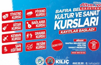 KÜLTÜR, SANAT VE MESLEK EDİNME KURS KAYITLARI BAŞVURULARI BAŞLADI