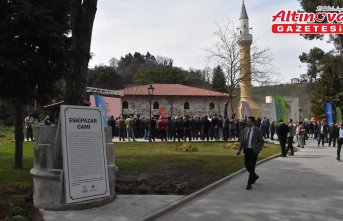 Ordu'da restore edilen 600 yıllık cami ibadete açıldı