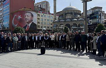 Rize'de Milli İrade Platformu'ndan Cumhurbaşkanı Erdoğan'a destek açıklaması