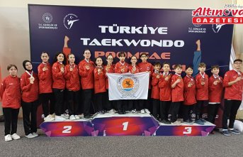 Samsun Büyükşehir Belediyespor, Türkiye Şampiyonası'ndan 20 madalyayla döndü