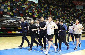 Samsun Büyükşehir Spor Akademisi gençleri mülakatlara hazırlıyor