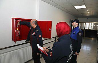 Samsun itfaiyesi 17 ilçede denetimlerini sürdürüyor