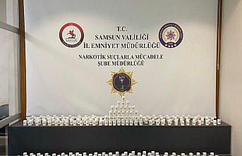 Samsun'da 18 bin sentetik ecza hapı ele geçirildi