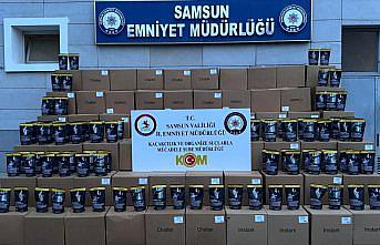 Samsun'da 650 kilogram kaçak tütün ele geçirildi