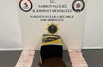 Samsun'da ikametinde 650 gram sentetik uyuşturucu bulunduran zanlı yakalandı