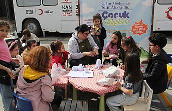 Sinop'ta çocuklar yaptıkları etkinlikle “sıfır atığa“ dikkati çekti