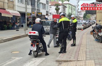 Termed'de motosiklet sürücülerine yönelik denetim yapıldı