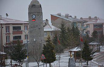Tokat'ta kar yağışı etkili oldu