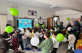 Yeşilay, Artvin'de anaokulu öğrencileri için etkinlik düzenledi