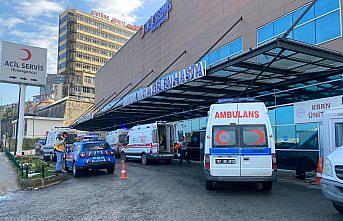 Zonguldak'ta karbonmonoksitten etkilenen baba ve 2 çocuğu hastaneye kaldırıldı