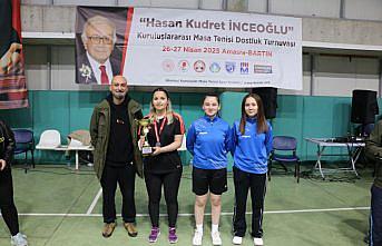 Amasra'da kurumlararası masa tenisi turnuvası düzenlendi