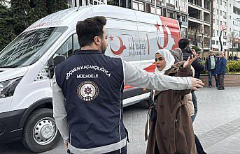 Bolu'da yabancı uyruklu şahıslara yönelik uygulama yapıldı