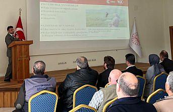 Boyabat'ta çeltik üreticilerine yönelik bilgilendirme yapıldı