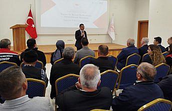 Boyabat’ta çiftçilere TKDK destekleri bilgilendirmesi yapıldı