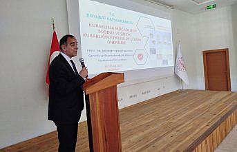 Boyabat'ta üreticiler kuraklıkla mücadele konusunda bilgilendirildi