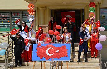 Havza'da özel öğrencilerden 23 Nisan kutlaması