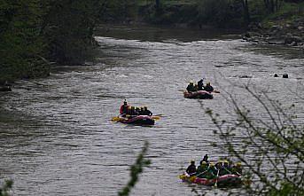 Melen Çayı'nda rafting sezonu açıldı