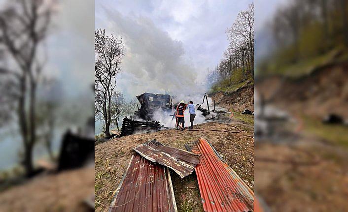 Ordu'da müstakil evde çıkan yangın söndürüldü