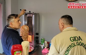 Salıpazarı’nda tavuk döner satışı yapan işletmeler denetlendi