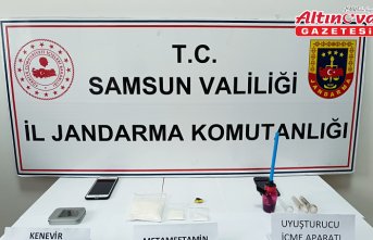 Samsun'da uyuşturucu operasyonunda 1 zanlı yakalandı