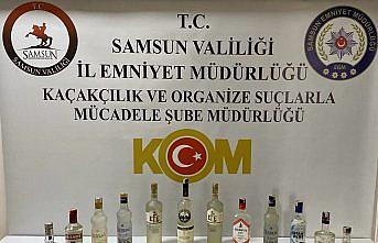 Samsun'da sahte içki operasyonunda 1 şüpheli yakalandı