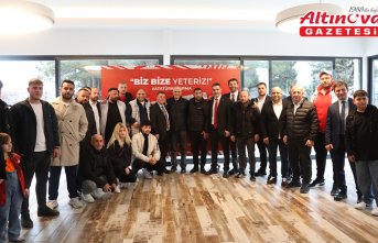 Samsunspor'da bayramlaşma töreni düzenlendi