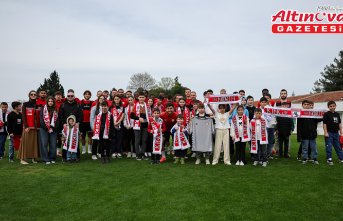 Samsunspor, devlet himayesindeki çocukları ağırladı