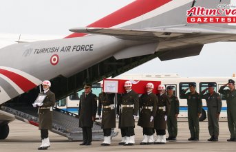 Şehit Piyade Uzman Onbaşı Day'ın naaşı memleketi Trabzon'a getirildi