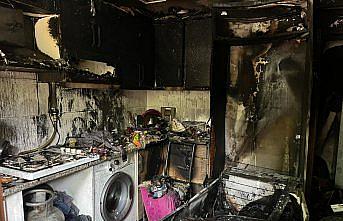 Tokat'ta yangında evde mahsur kalan 2 çocuğu polis kurtardı