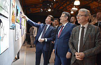 Trabzon'da “11. Uluslararası Görsel Mizahi Yapıtlar Sergisi“ açıldı