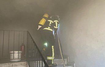 Türkeli'de bir evde çıkan yangın söndürüldü